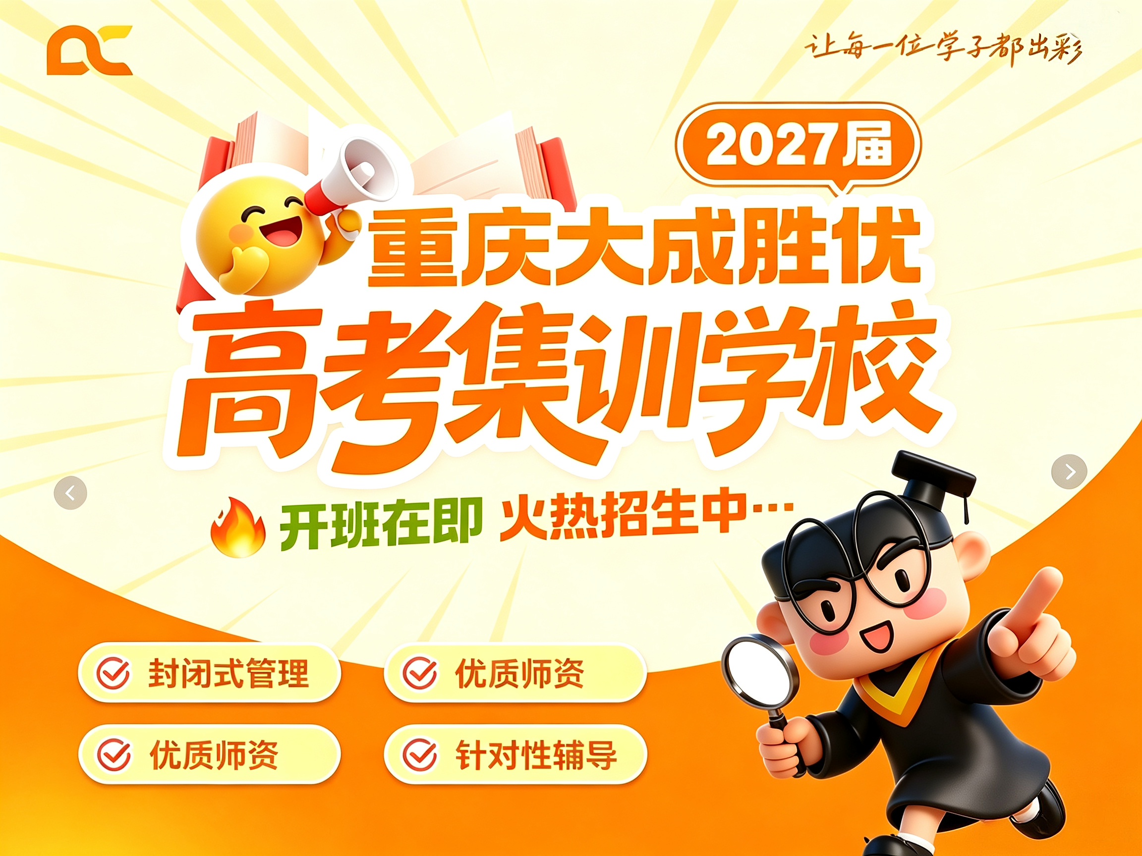 重庆大成胜优高考集训学校-热线电话400-002-3320