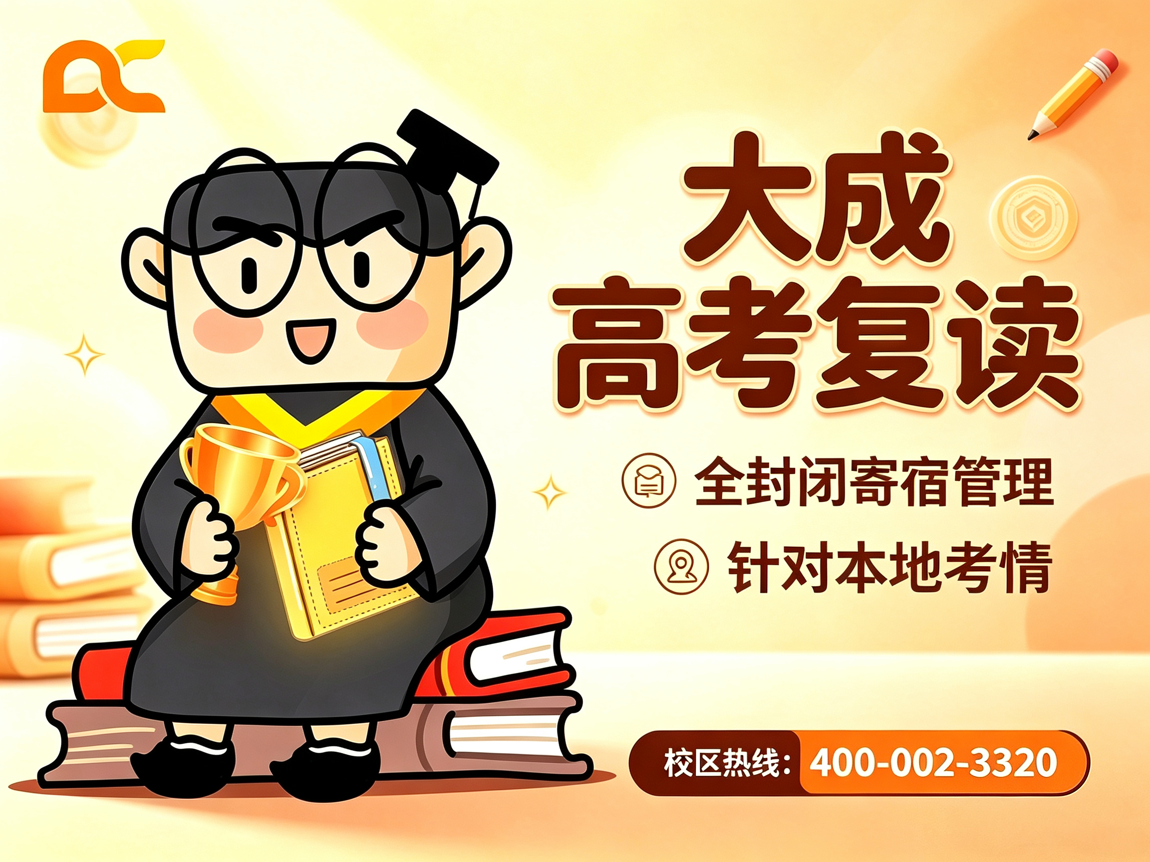 大成教育高考复读班开课啦！